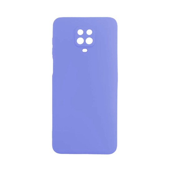 Silicone Case with Camera Shield for Xiaomi Redmi Note 9S/Note 9 Pro Purple